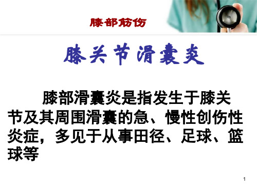 滑囊炎PPT培训课件