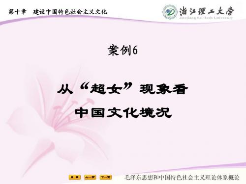 案例6从“超女”现象看中国文化境况
