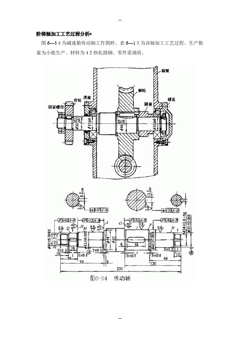 典型轴类零件加工工艺分析