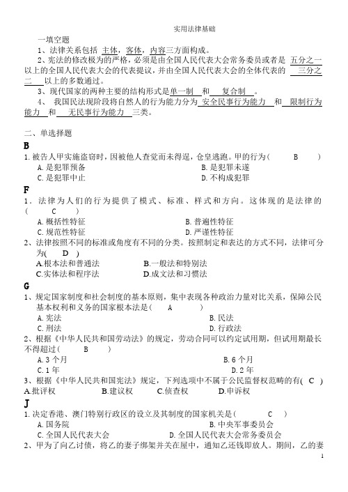 2013年按字母排序法律小抄