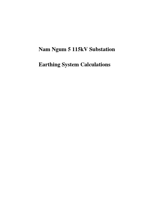 Calculation of Grounding system