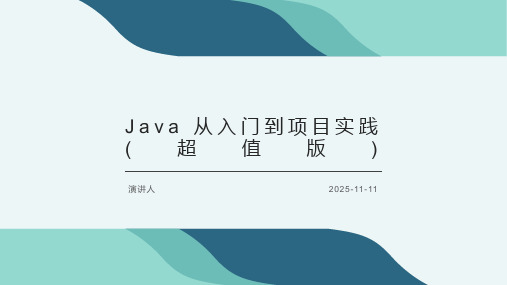 Java 从入门到项目实践(超值版)
