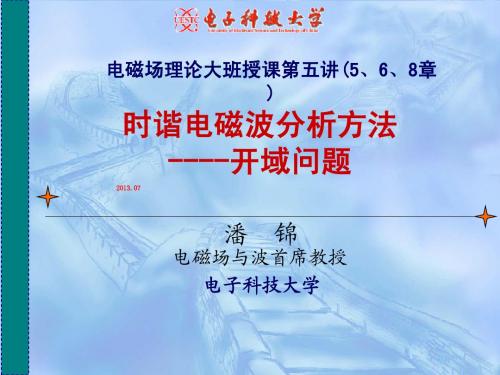 电磁场理论大班第五讲 潘锦