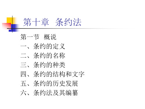 国际法(条约)