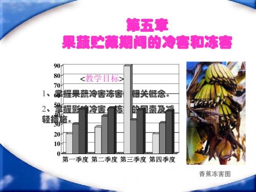 第五章  果蔬贮藏期间的冷害和冻害