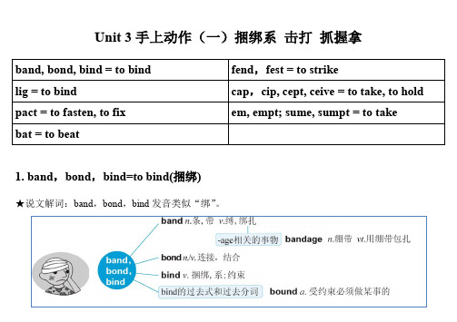 2015最新考研英语核心词汇说文解词Unit 3
