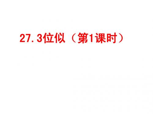 27.3位似