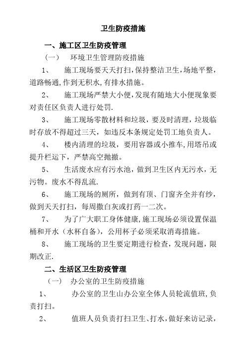 卫生防疫措施15469