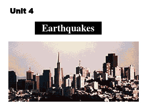 人教版高中英语必修1 unit4 earthquakes period (1)课件(共148张PPT