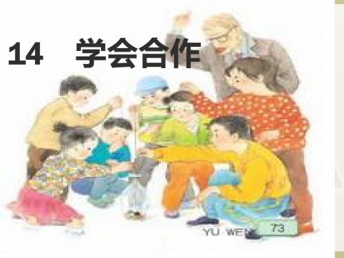 苏教版六年级下册14_学会合作课件