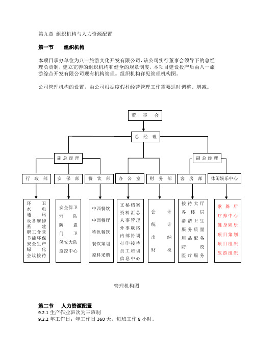 第九章-组织机构与人力资源配置