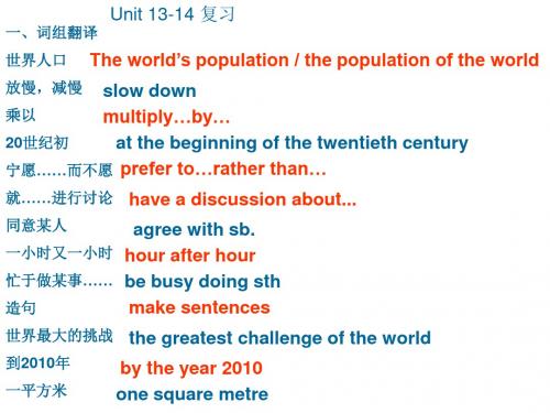 初三英语下学期unit13-unit14(2019年)