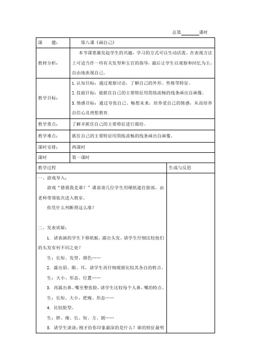 8.画自己