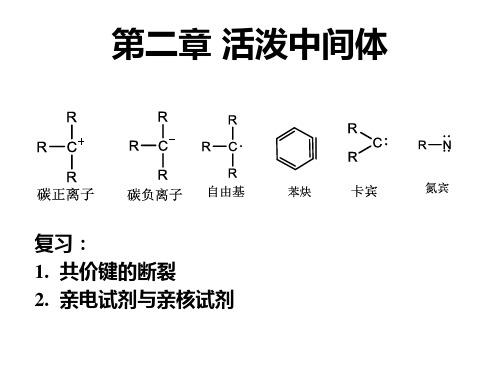 第二章 有机反应中的活性中间体详解