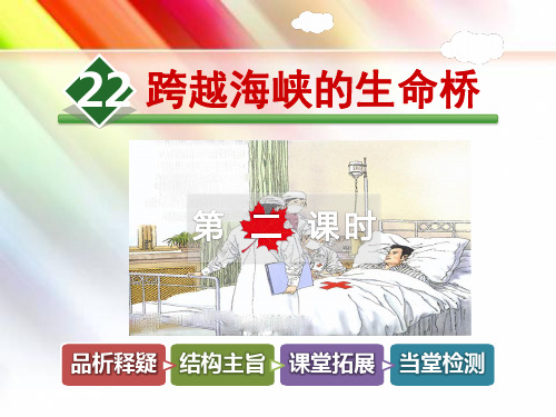 部编人教版四年级语文上册《21.跨越海峡的生命桥【第2课时】》课件