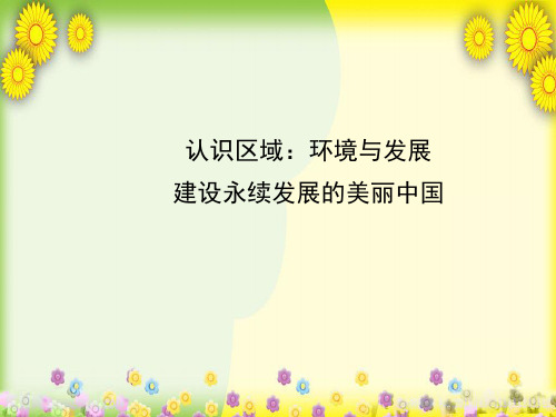 湘教初中地理八下《 第九章 建设永续发展的美丽中国》PPT 精美原创课件 (11)