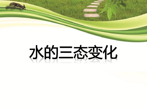 青岛版四年级科学上册《水的三态变化》PPT课件(2篇)