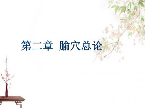 腧穴总论