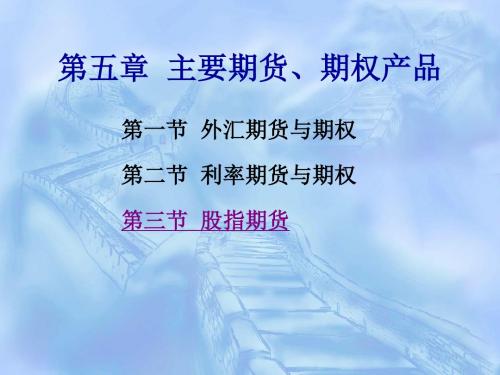 国际金融实务(第二版)-第5章  主要期货、期权产品-PPT文档资料