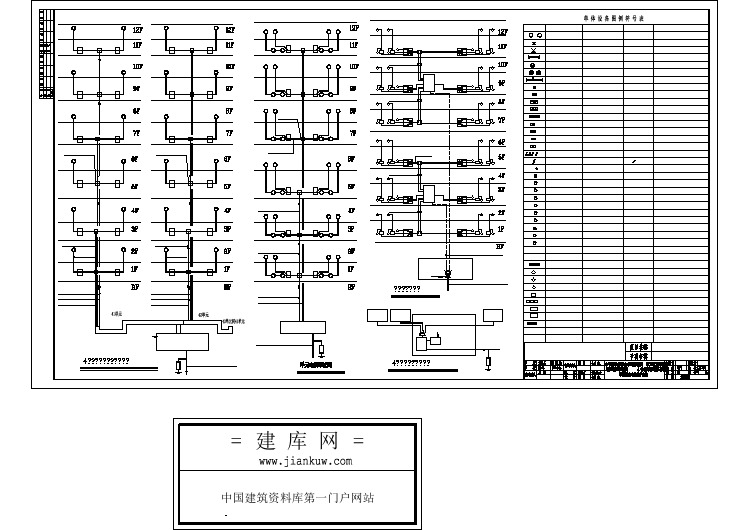 居民楼强弱电设计图纸