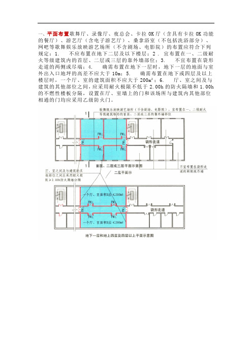 注册消防工程师各考点之歌舞娱乐放映游艺场所(考点汇总及历年真题)