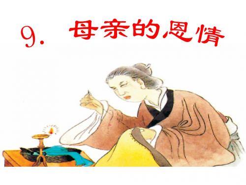 母亲的恩情.ppt