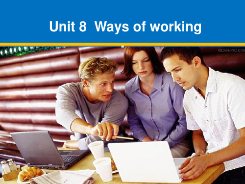 剑桥商务英语课件Ways of working