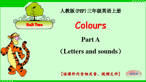 人教版三年级英语上册Unit 2 Part A Letters and sounds优秀课件(含音视频)