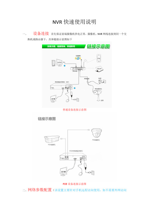 NVR快速使用说明