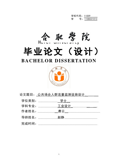 公共场合人流检测 毕设论文