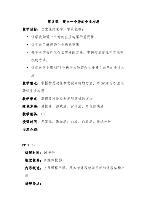 02-建立一个好的企业构思