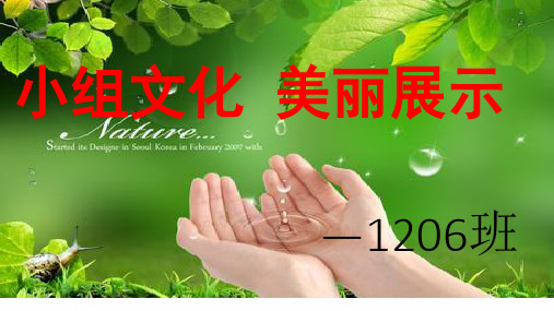 班级文化展示ppt课件