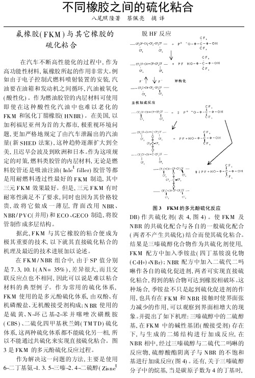 2-二丁基胺-4,6二硫醇均三嗪(硫化剂DB)作为氟橡胶与氯醚橡胶复合胶管硫化粘合体系的应用