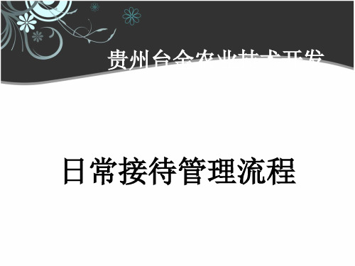 日常接待管理流程(ppt39张)