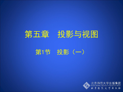 51投影(一)