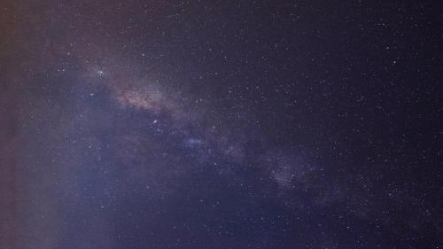 梦幻紫色星空大气炫酷PPT模板