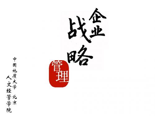 企业使命愿景与战略目标的确定讲义.ppt