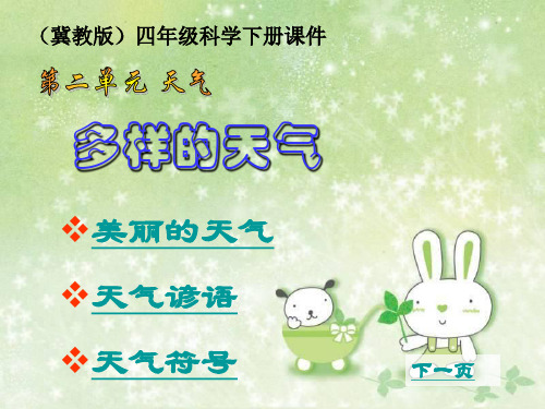 《多样的天气》ppt课件(3篇)