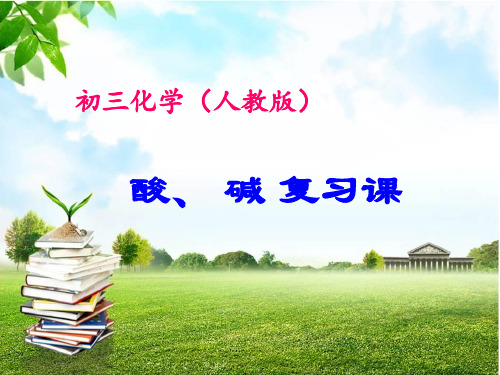 第十单元常见的酸和碱复习课件