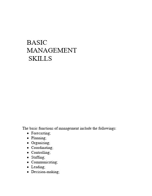 Basic-Management-Skills