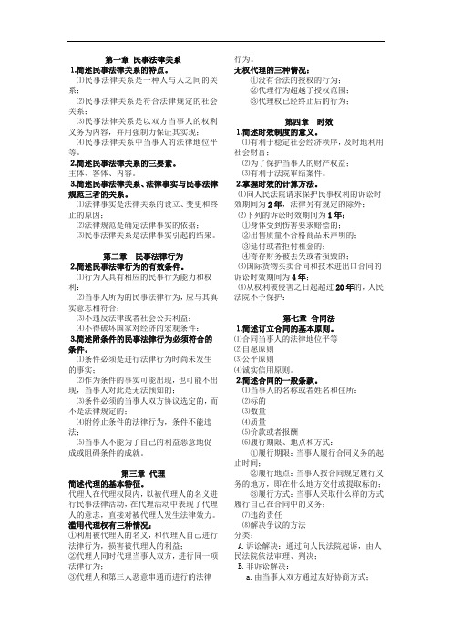 经济法思考题