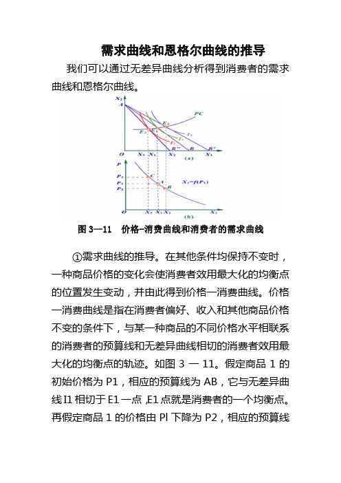需求曲线和恩格尔曲线的推导[6页]