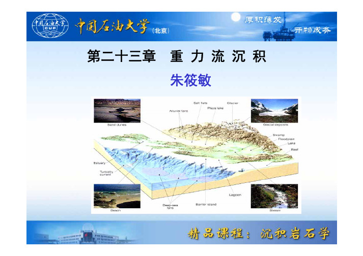 沉积岩石学课件：23章 重力流讲课