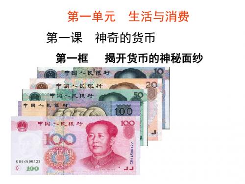 1.1揭开货币的神秘面纱