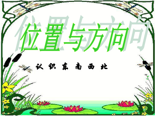 位置与方向第1课时(认识东南西北)