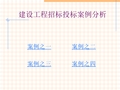 建设工程招标投标案例分析