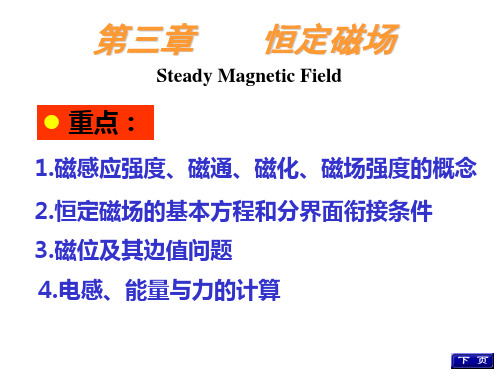 电磁场之恒定磁场