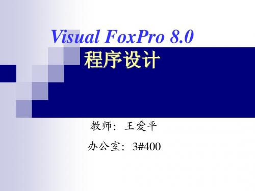 VFP基础幻灯
