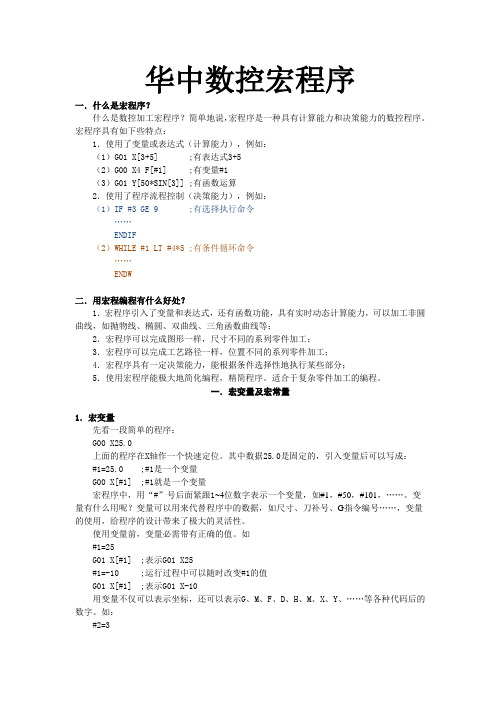 华中数控车宏程序