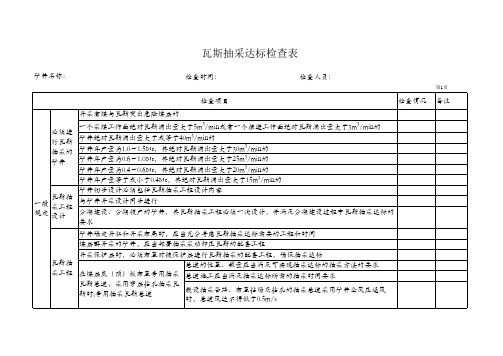 抽采达标检查细则